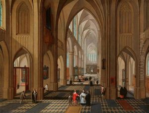 Interior Of A Gothic Church