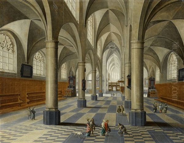 Interieur Der Sint Joriskerk In Antwerpen - view 1