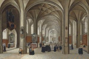 A Church Interior by Peeter Neeffs the Elder