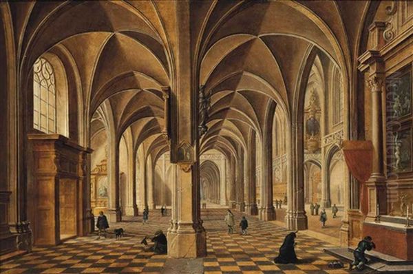 The Transept Of A Gothic Church - view 1