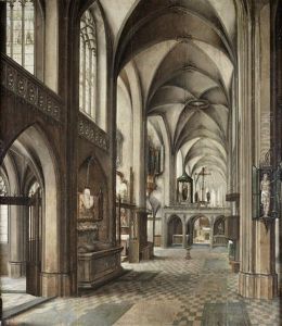 A Church Interior by Peeter Neeffs the Elder