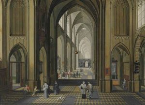 Interior Of A Gothic Church