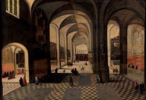 Interieur D'eglise by Peeter Neeffs the Elder