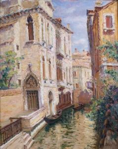Petit Canal A Venise by Alphonse Birck