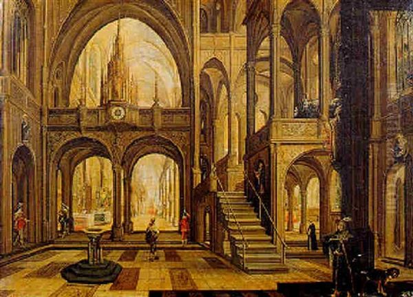 Interieur Einer Gotischen Kirche - view 1