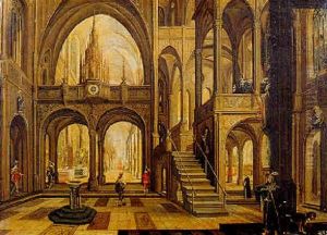 Interieur Einer Gotischen Kirche by Peeter Neeffs the Elder