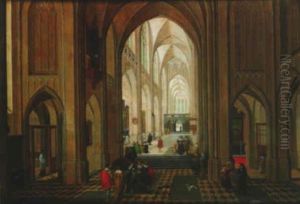 Vue De L'interieur D'une Eglise Gothique Vue De L'interieur D'une Eglise Gothique