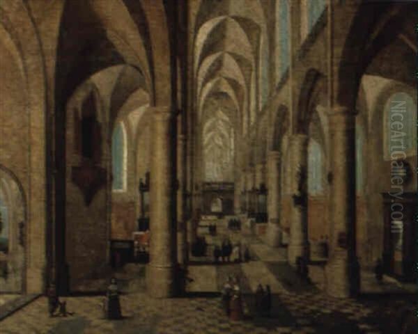 Das Innere Einer Gotischen Kirche - view 1