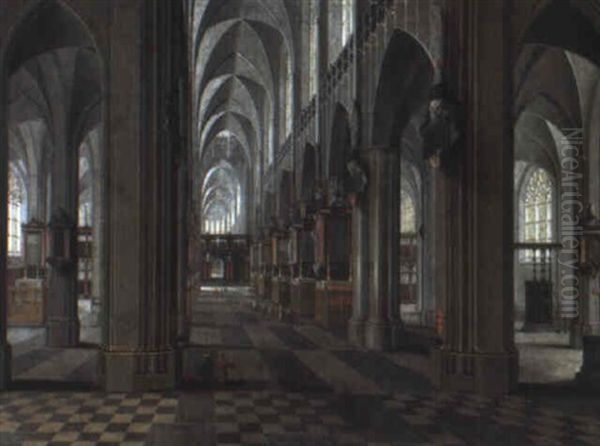 Interieur De La Cathedrale D'anvers - view 1