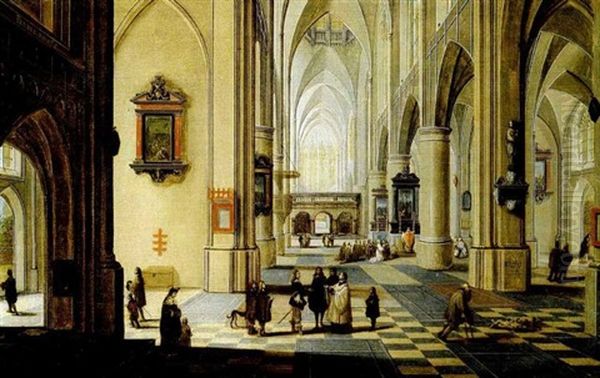 Interieur D'eglise Gothique - view 1