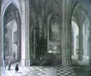 In Der Antwerpener Kathedrale by Peeter Neeffs the Elder