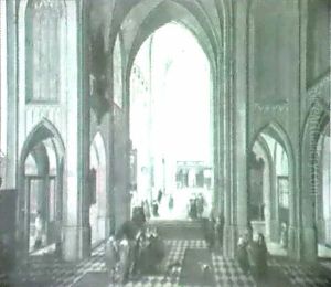 A Church Interior by Peeter Neeffs the Elder