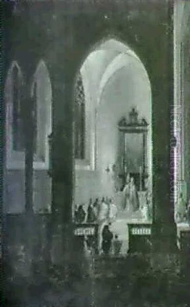 Interior Fra En Gotisk Kathedral - view 1
