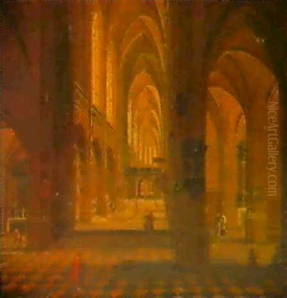 Inneres Einer Gotischen Kirche - view 1