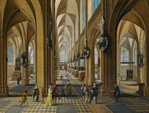 Im Inneren Der Liebfrauenkirche In Antwerpen by Peeter Neeffs the Younger