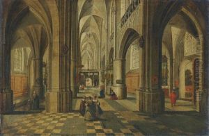 A Church Interior by Peeter Neeffs the Younger