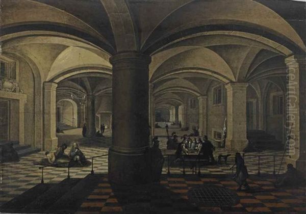 Saint Peter Imprisoned, Praying In A Vaulted Interior - view 1
