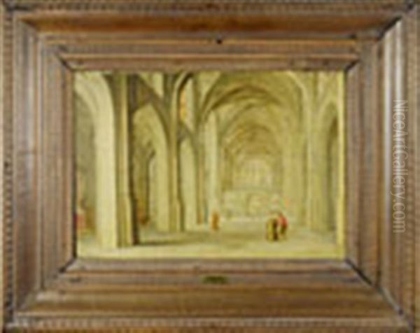 Interior Of A Gothic Temple - view 1