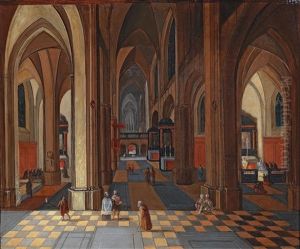 A Church Interior by Peeter Neeffs the Younger