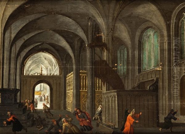 Expulsion De Los Mercaderes Del Templo - view 1