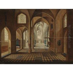 A Protestant Church Interior by Peeter Neeffs the Younger