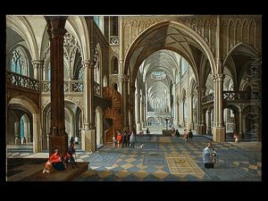 Kircheninterieur by Peeter Neeffs the Younger