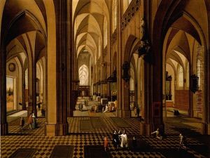 The Interior Of A Cathedral