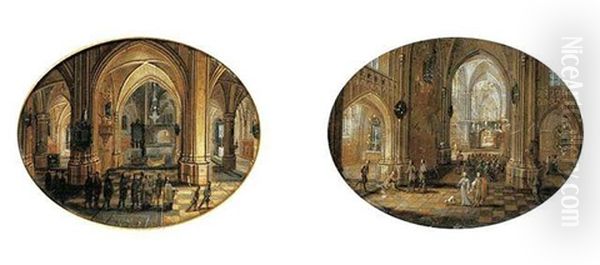 A Cathedral Interior With A Mass - view 1