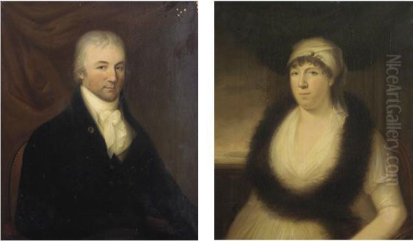 Portrait Of Lt. Col. James Coleridge (1759-1836) And Frances Duke Taylor, Mrs Coleridge (1759-1838) - view 1