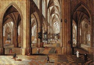 A Church Interior by Peeter Neeffs the Younger