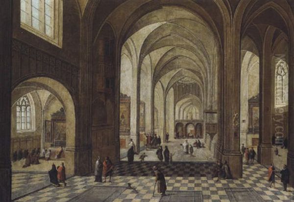Das Innere Einer Gotischen Kirche - view 1