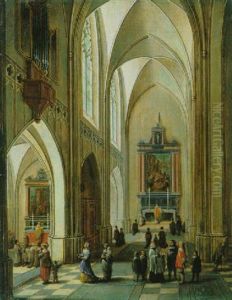 Kircheninterieur by Peeter Neeffs the Younger