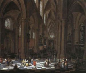 Interieur De Cathedrale by Peeter Neeffs the Younger