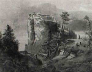 Goat Herders In A Mountainous Landscape Goat Herders In A Mountainous Landscape