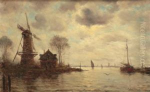 Marine Au Moulin by Aert van der Neer