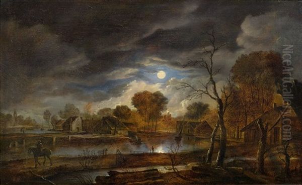 A Moonlit Landscape - view 1