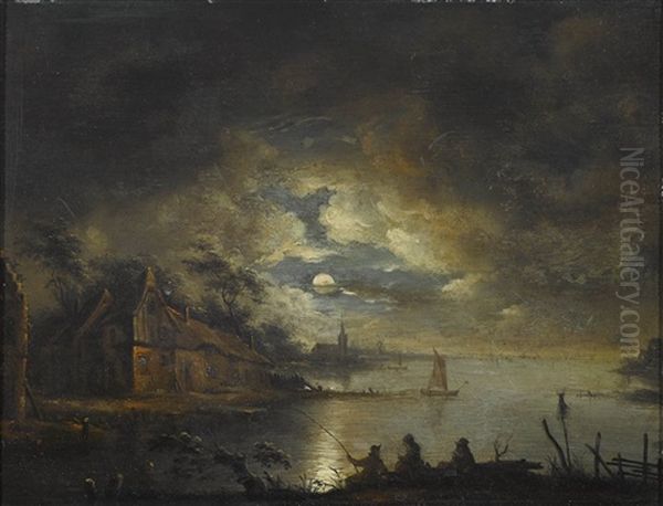 Mondbeschienene Flusslandschaften (pair) - view 1