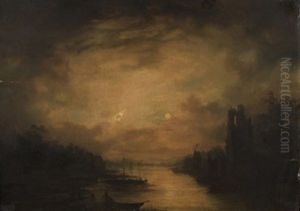 Paisaje Nocturno by Aert van der Neer