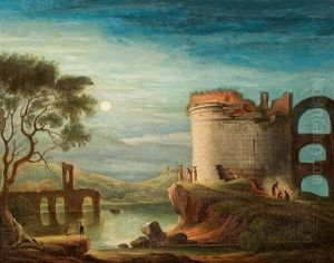 Grabmal Der Caecilia Metella Cretia by Aert van der Neer