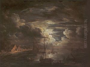 Mondlandschaft by Aert van der Neer