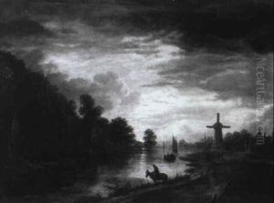 Abendliche Fluslandschaft thumbnail