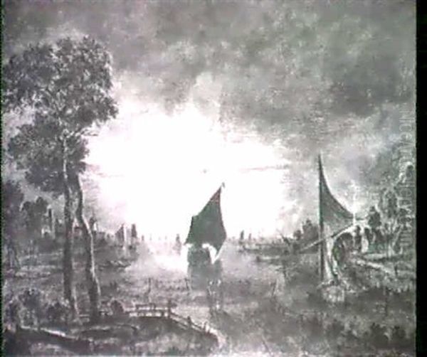 Moonlight At Haarlem - view 1