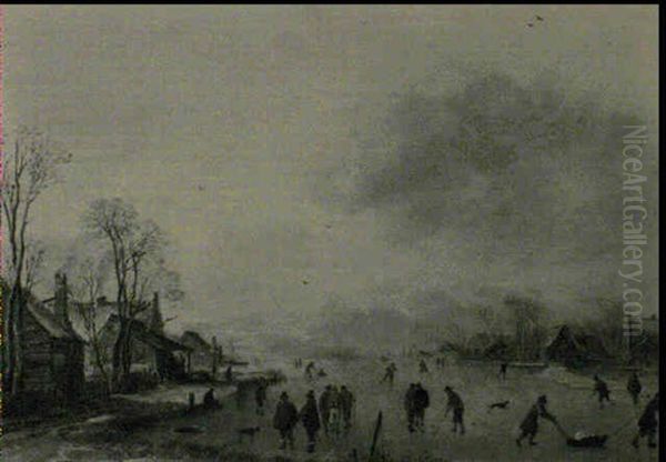 Patineurs Sur La Glace - view 1