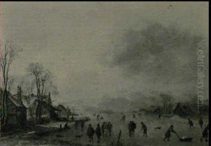 Patineurs Sur La Glace
