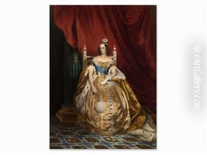 Portrait Of Empress Alexandra Fjodorovna Portrait Of Empress Alexandra Fjodorovna