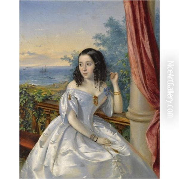 Portrait Of A Lady-in-waiting To Alexandra Fedorovna - view 1