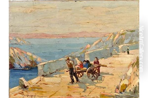 Hand Cart By The Croatian Coast, Dalmazia - view 1