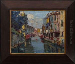 Vue Du Palazzo Contarini A Venise