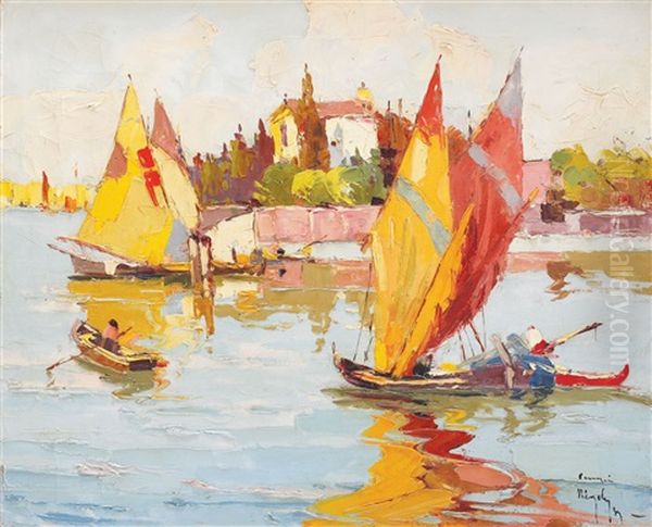 Boats In The Lagoon - view 1