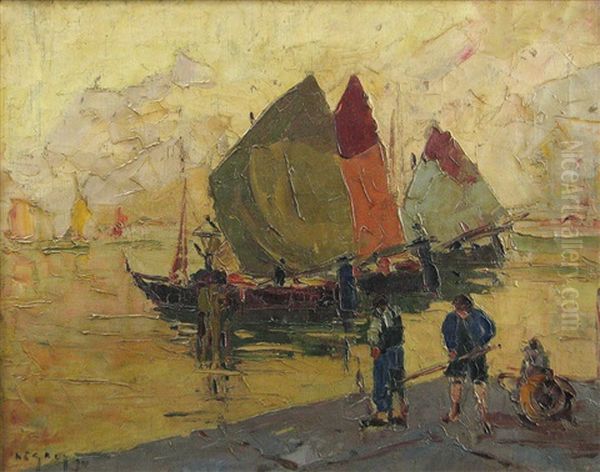 Boats At The Quay - view 1